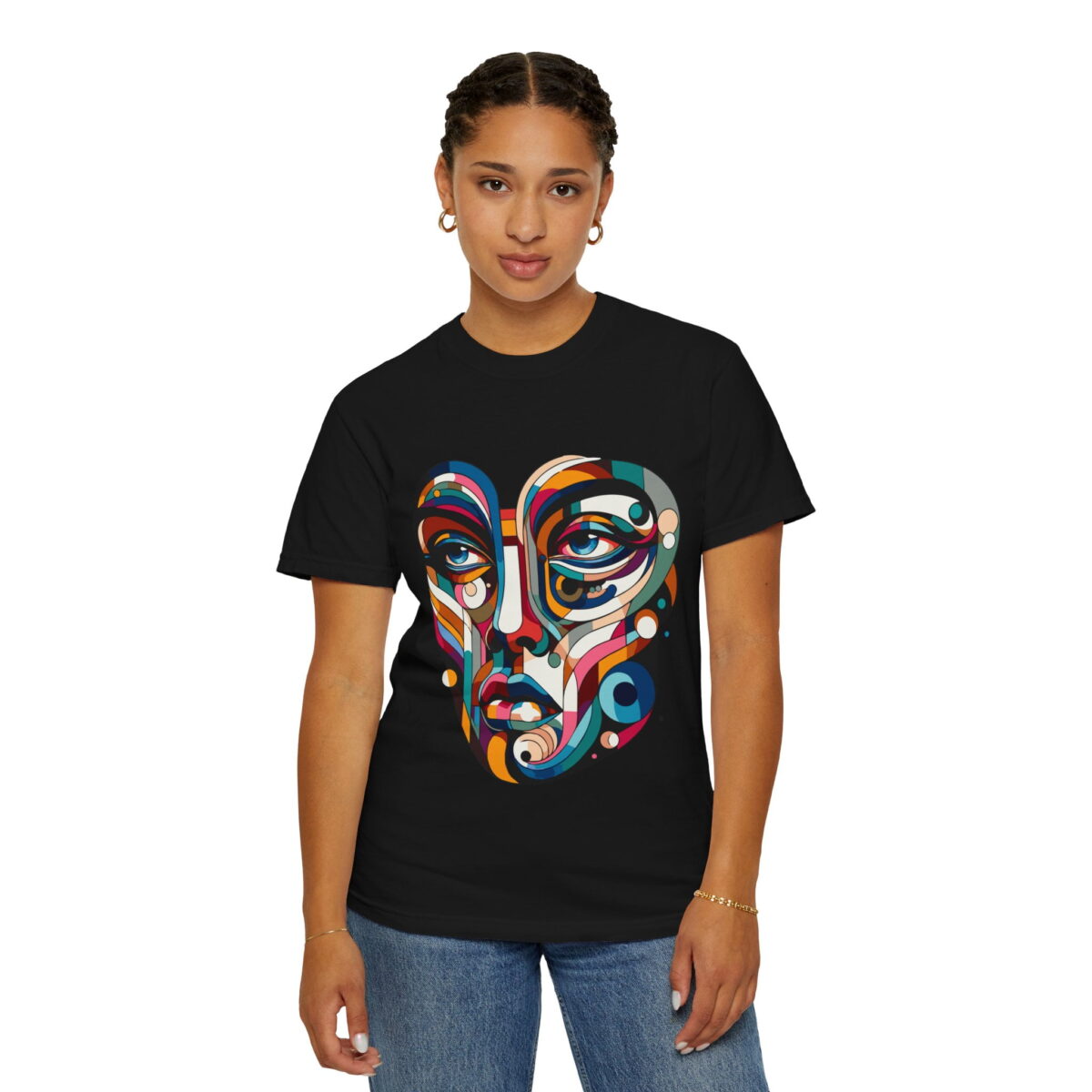 Face Abstract Printed Tshirt - Image 3