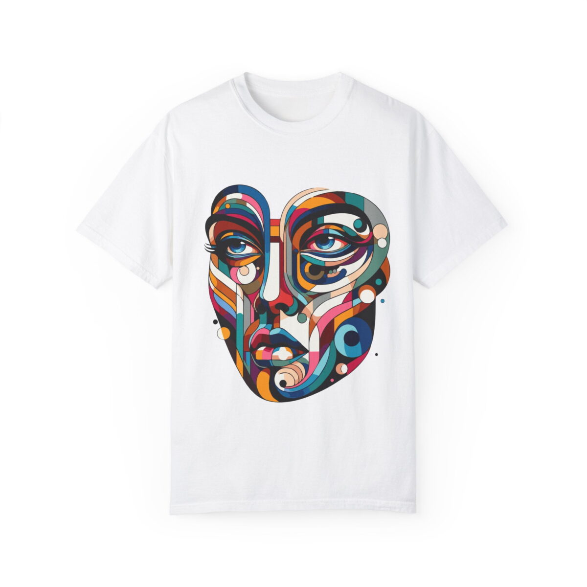 Face Abstract Printed Tshirt