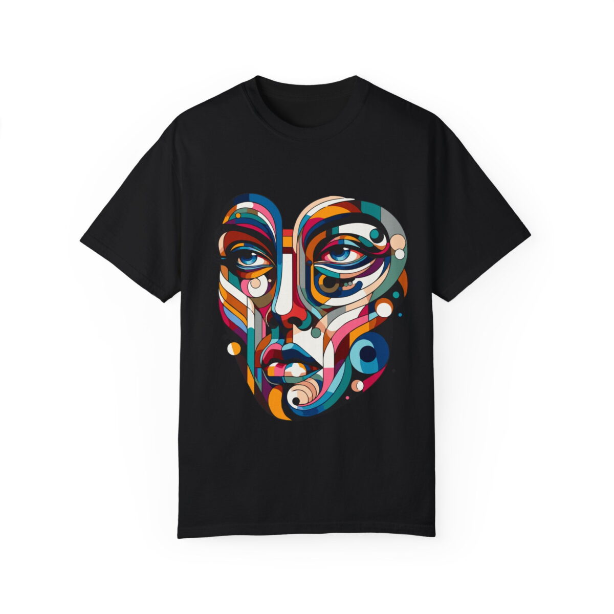 Face Abstract Printed Tshirt - Image 2