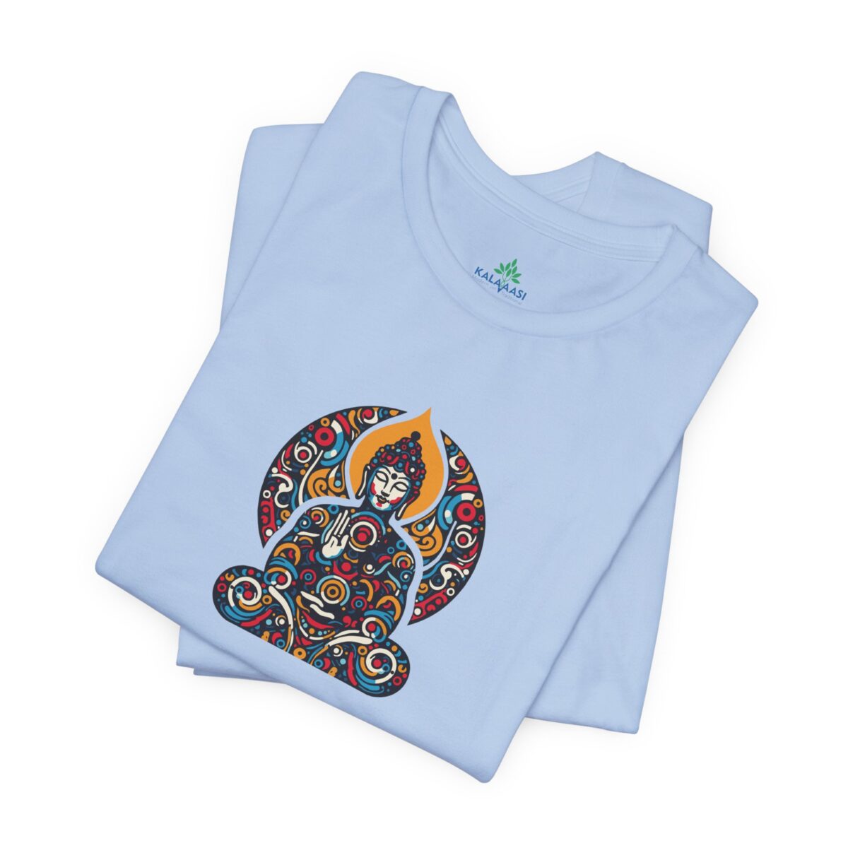 Budha symbol of Peace Printed Tshirt - Image 4