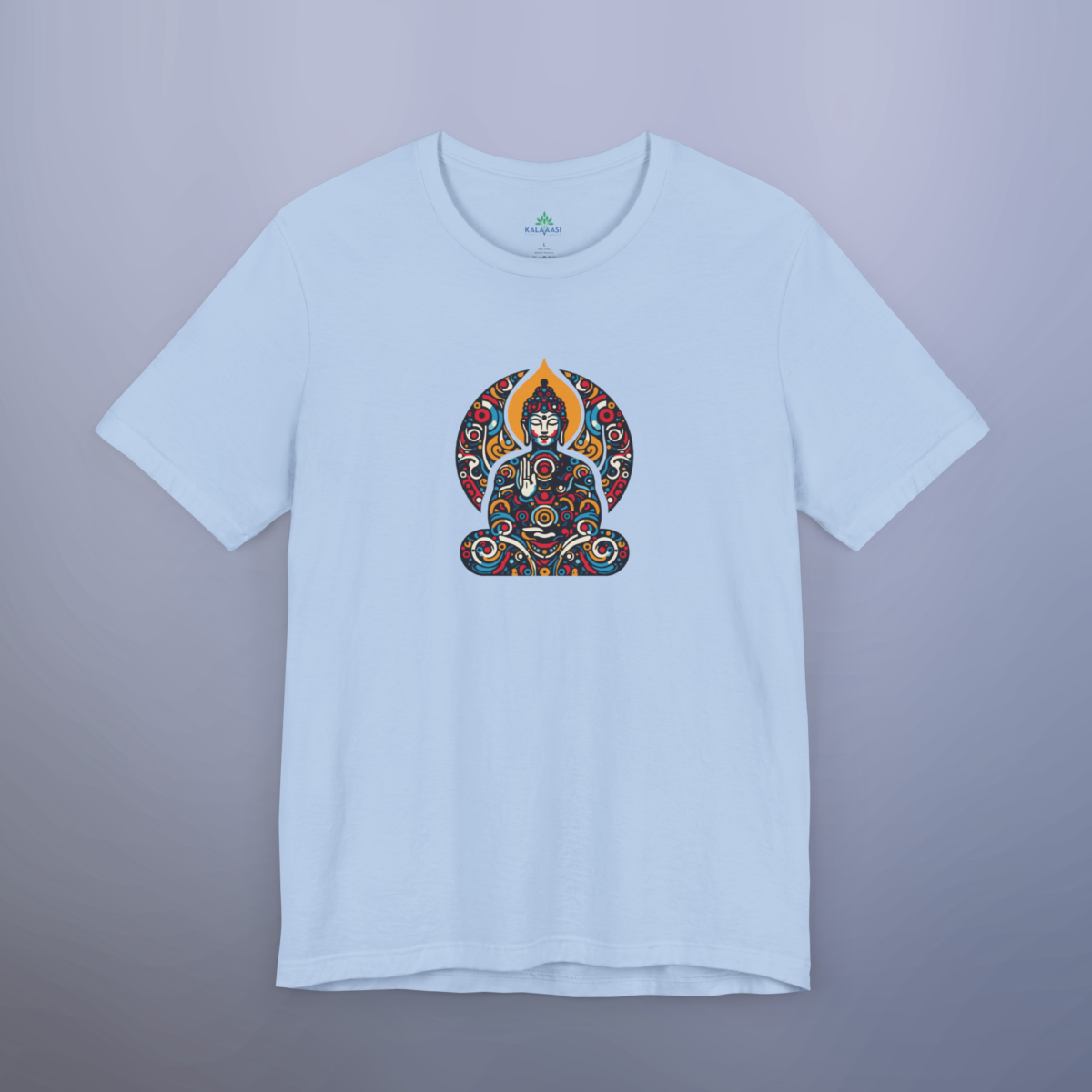 Budha symbol of Peace Printed Tshirt - Image 6