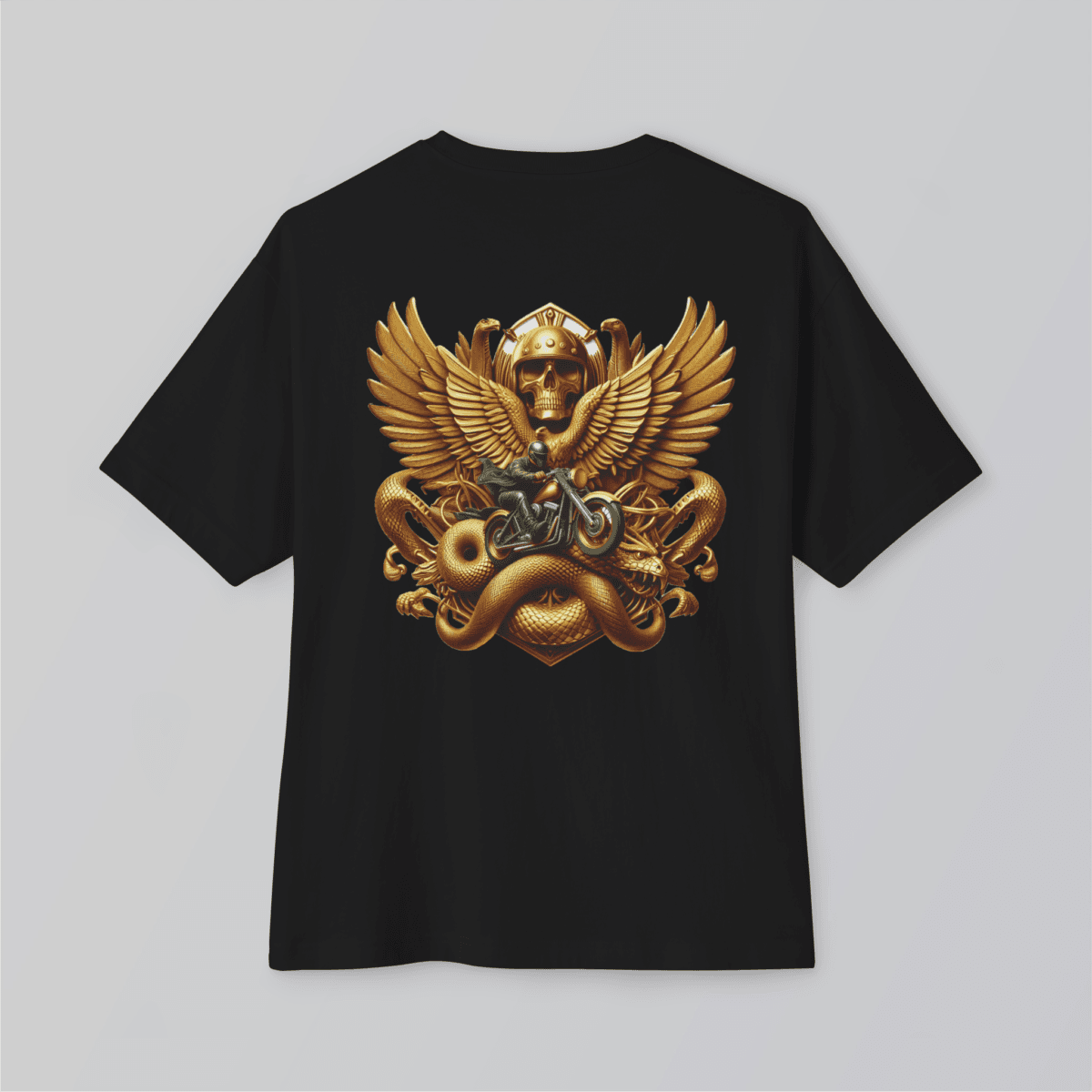 Goldy Biker Oversized Tshirt - Image 4