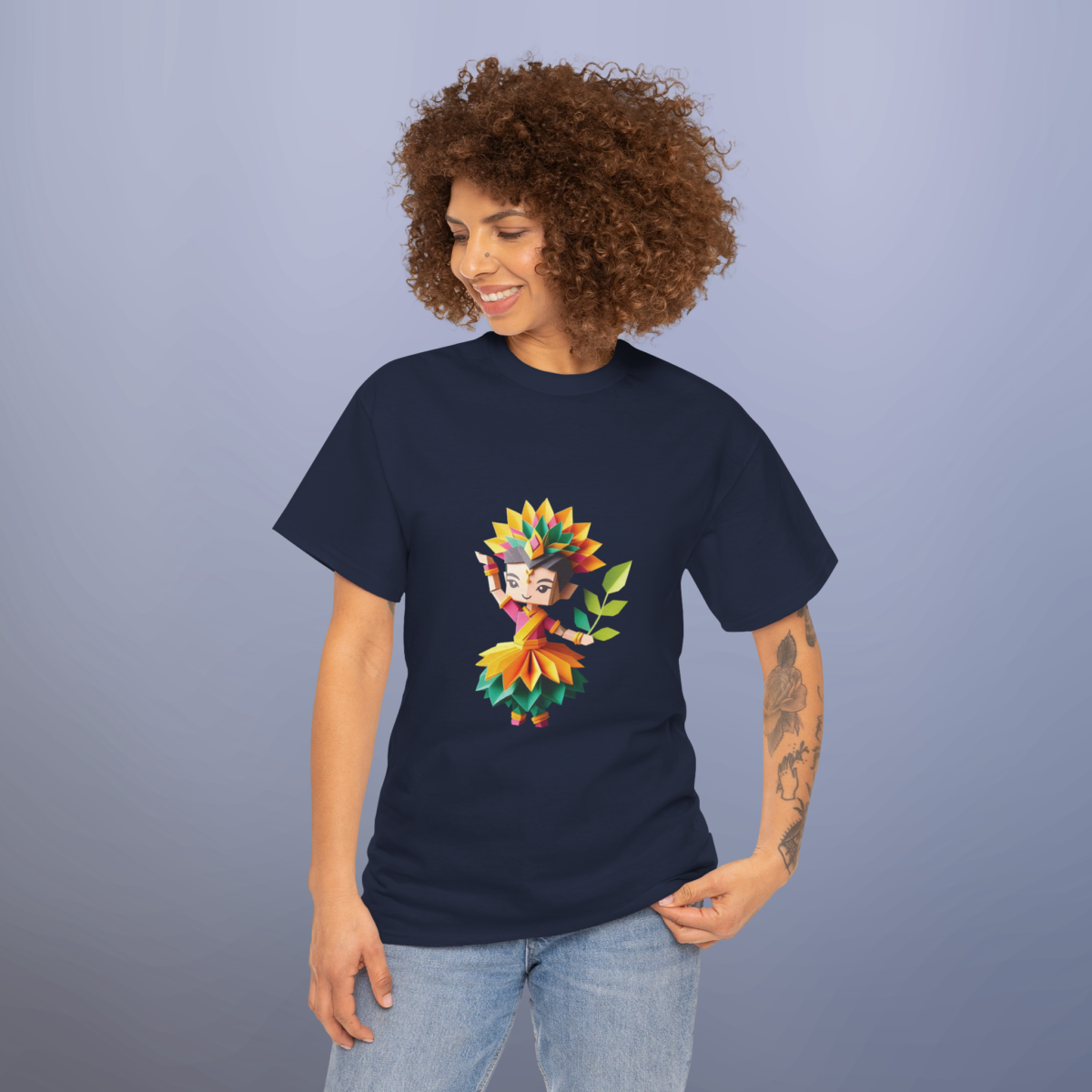 Dance Curls Printed Tshirt