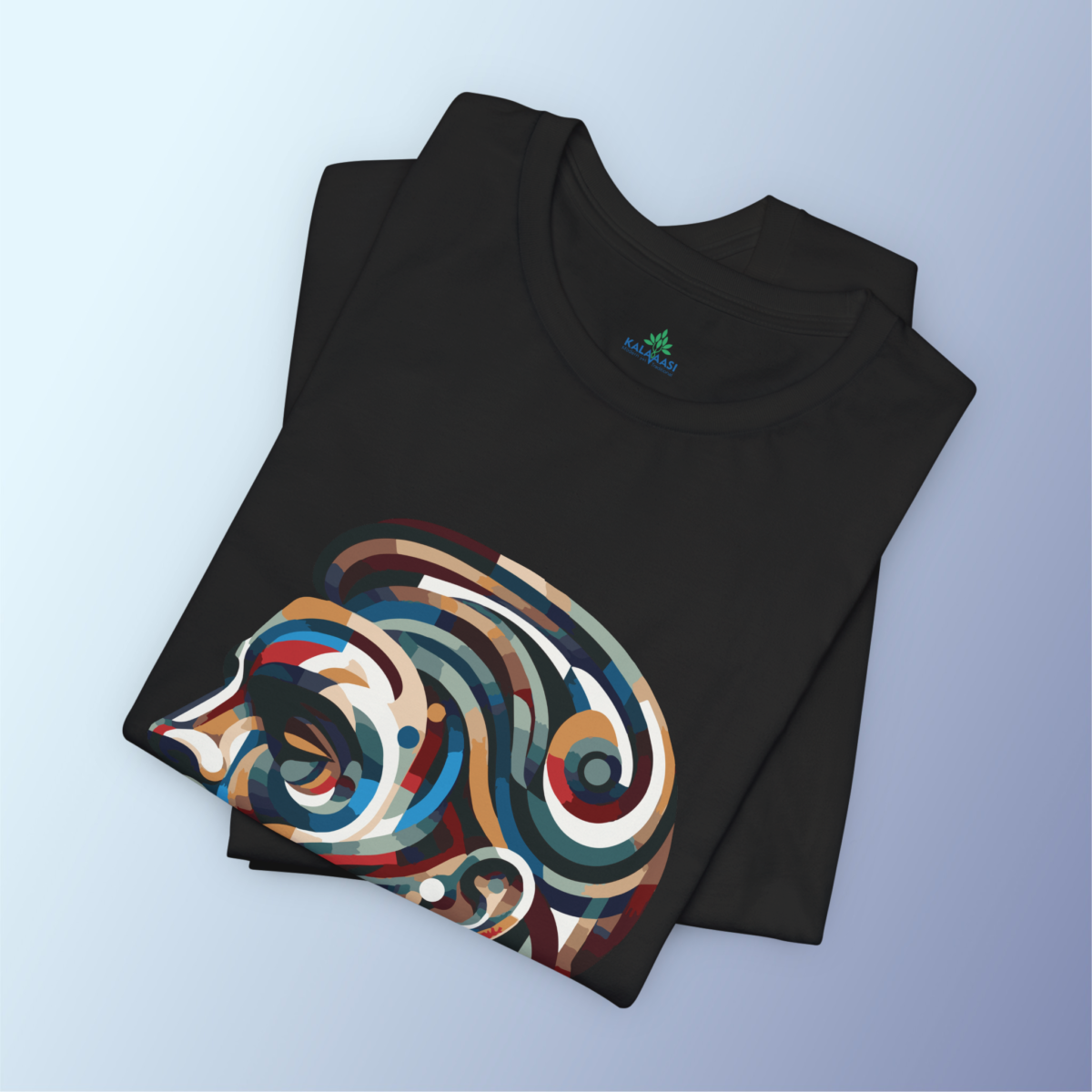 Boy Face Mask Abstract Men's Printed t-shirt - Image 2