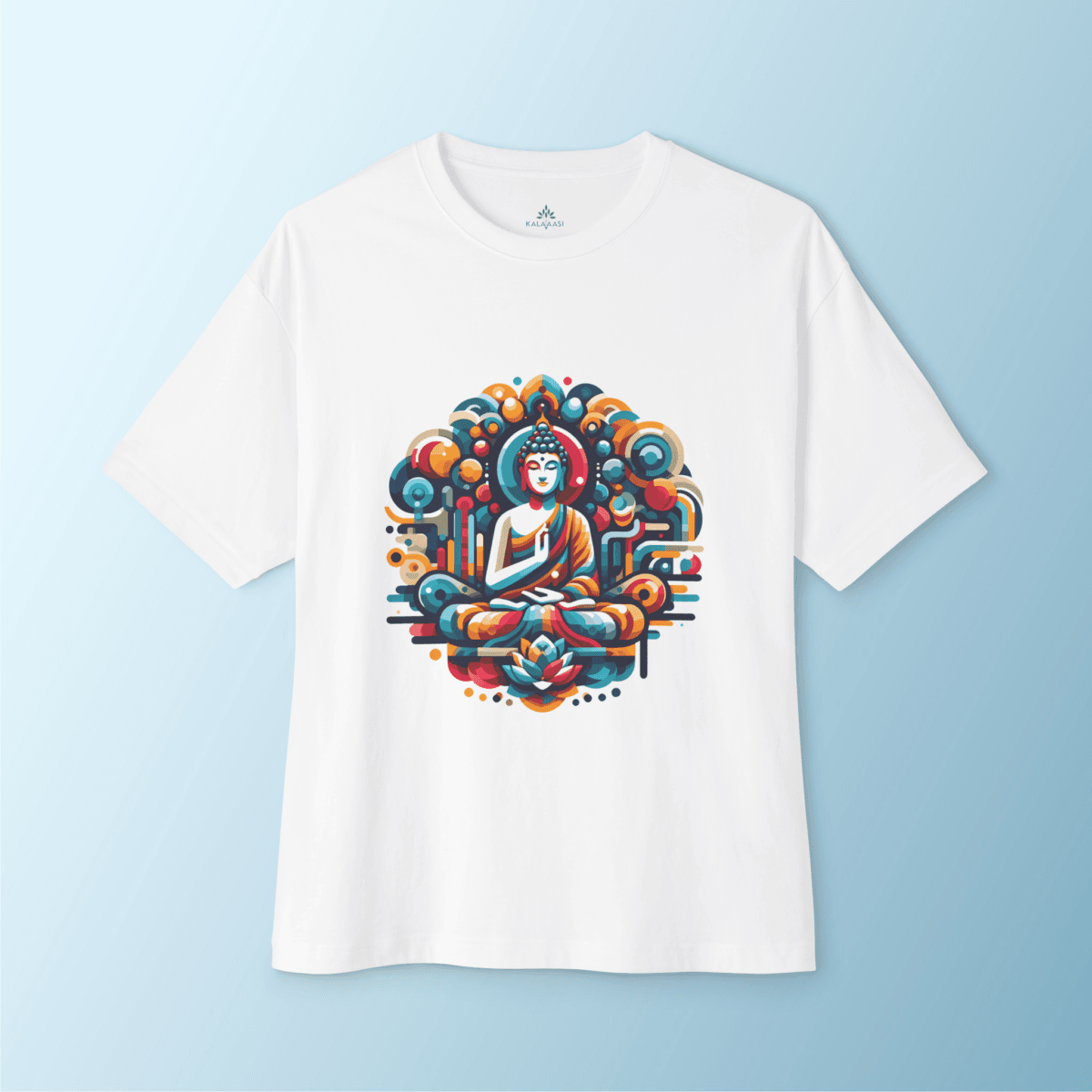 Buddha With Inner Peace Printed Tshirt - Image 2