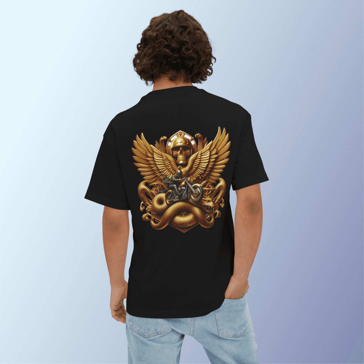 Goldy Biker Oversized Tshirt