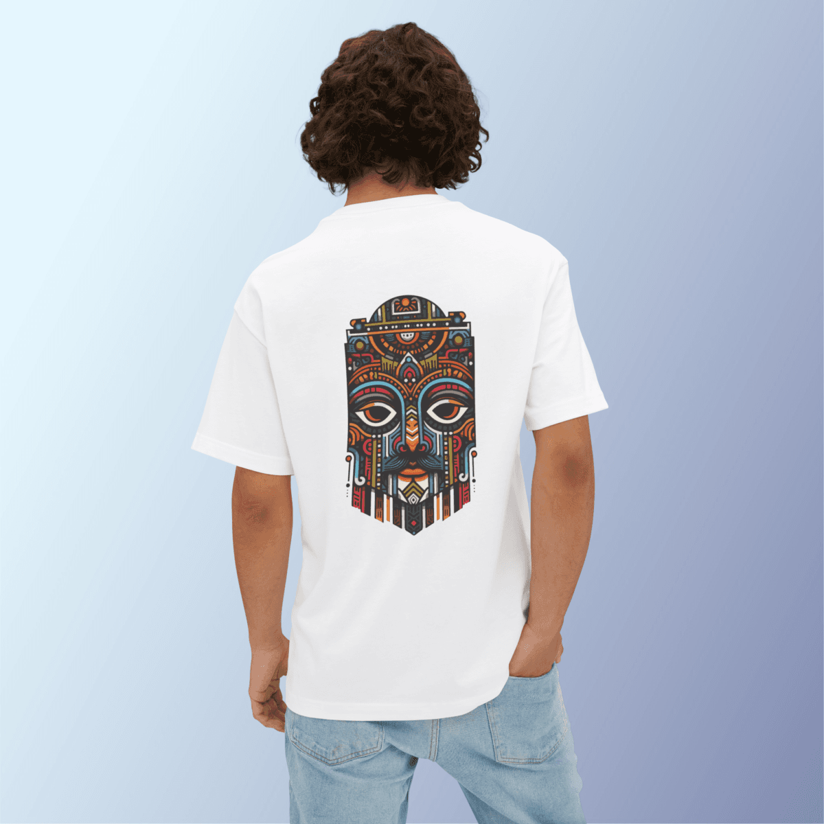 Tribal Fighter Oversized Tshirt