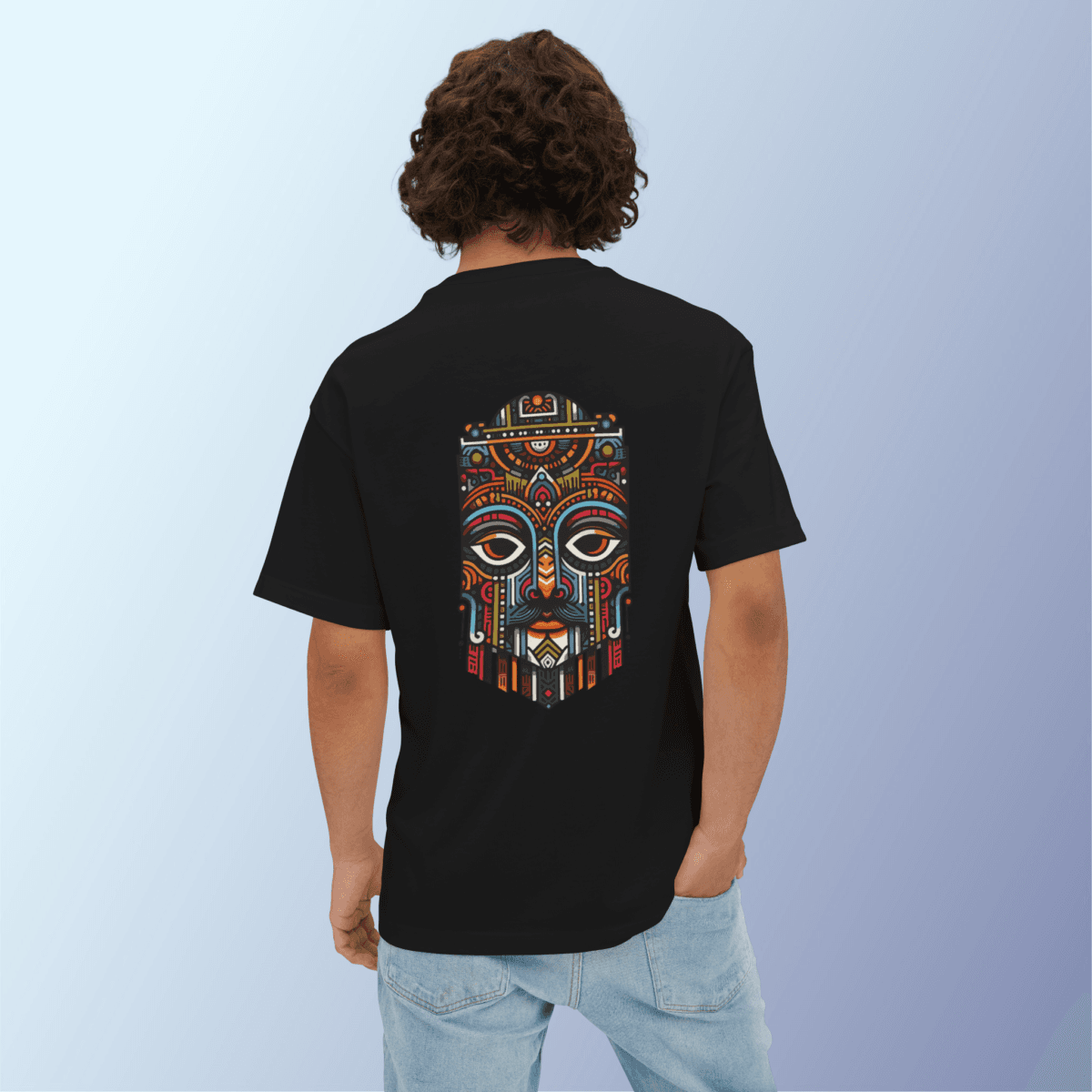 Tribal Fighter Oversized Tshirt - Image 7