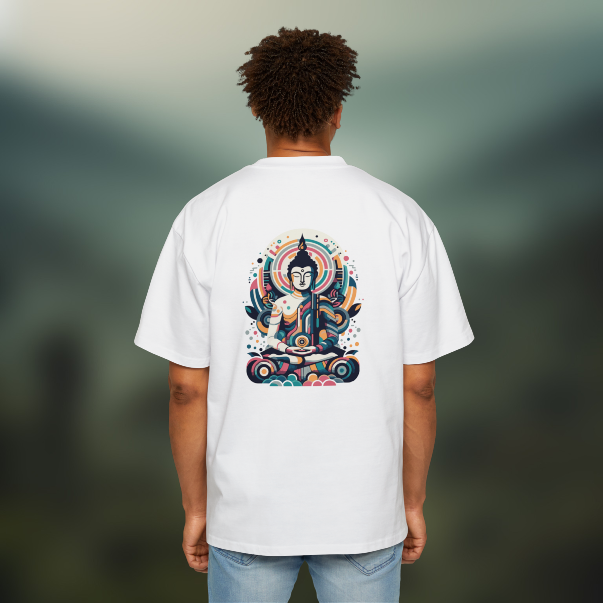 Buddha Peace Printed Tshirt - Image 4