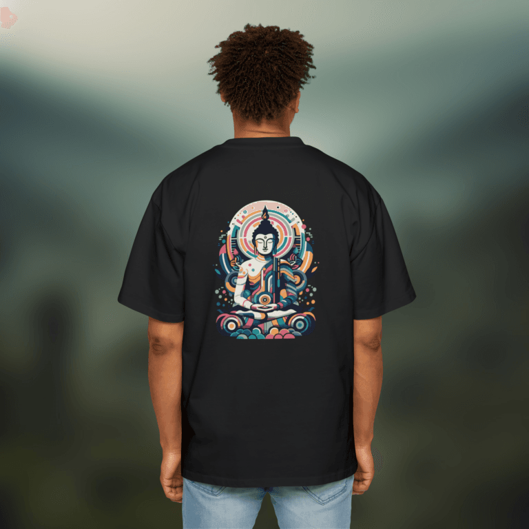Buddha Peace Oversized Tshirt