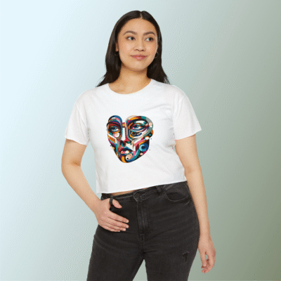 Women Face Crop top