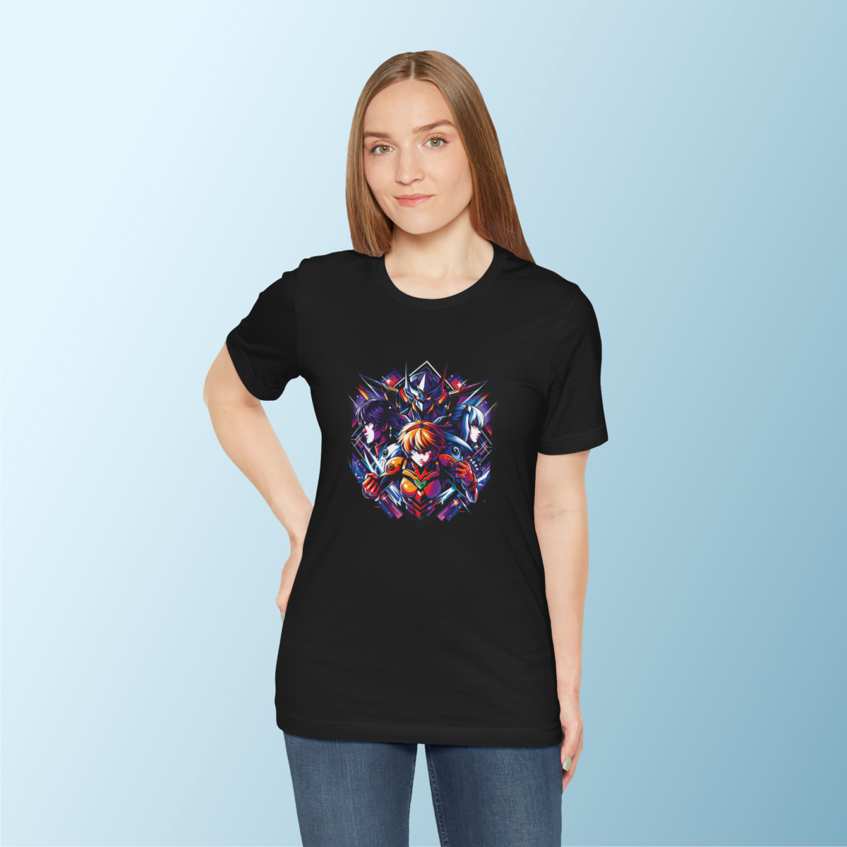 Girls Anime Fighter Club Printed Tshirt - Image 2