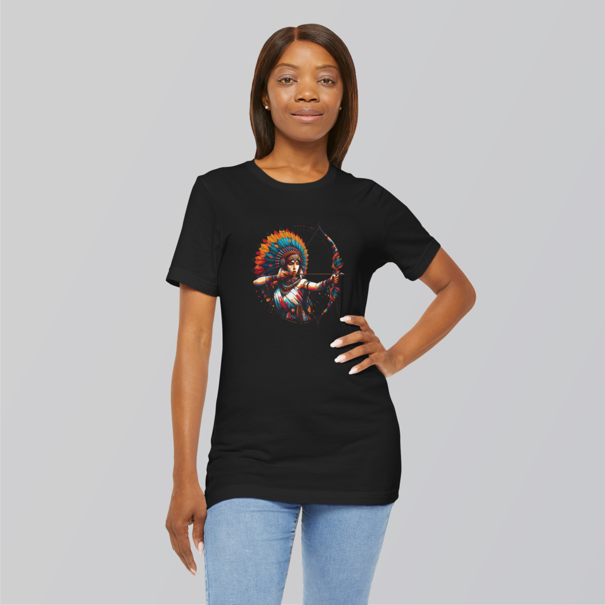 Kawaii Fighter girl Printed Tshirt - Image 5