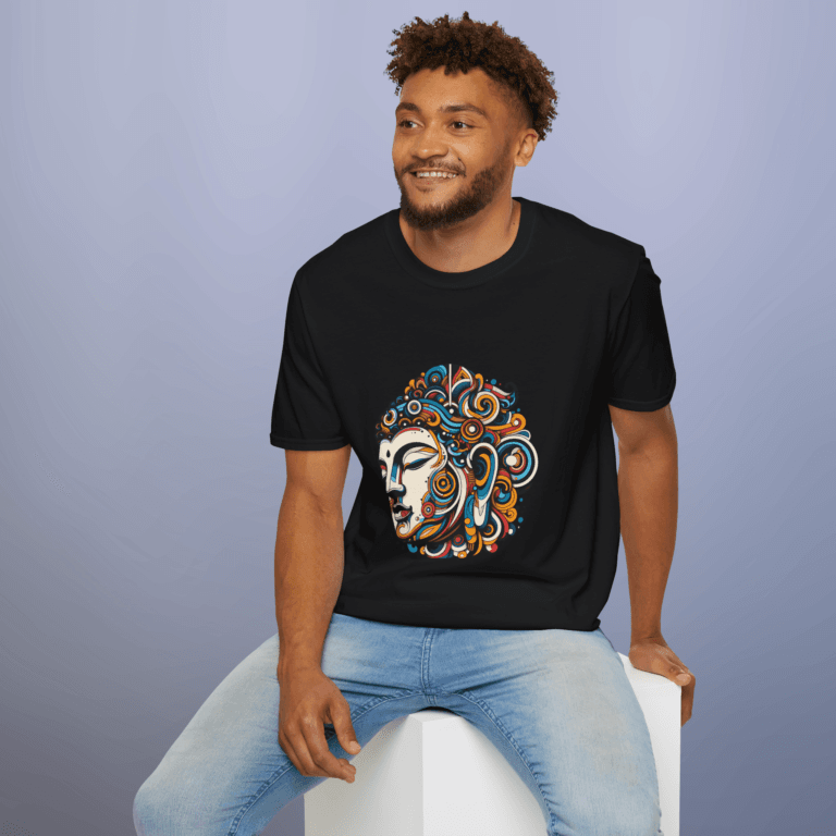 Buddha Internal Face Priinted Tshirt