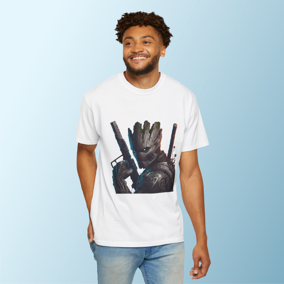 Groot fighter Printed Tshirt