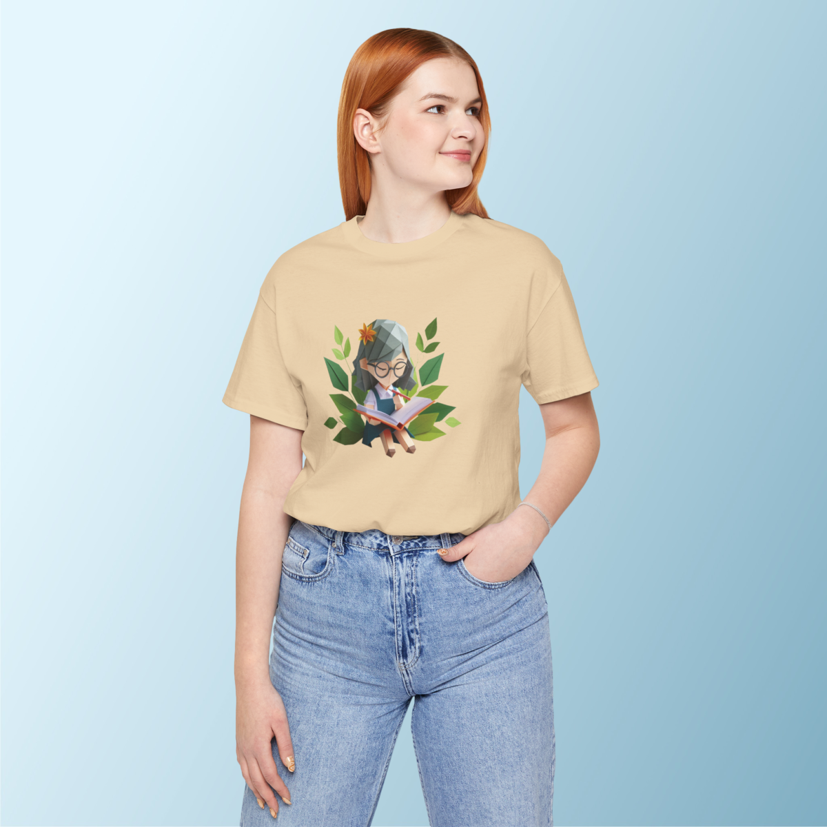 Nature Script Printed Tshirt - Image 5