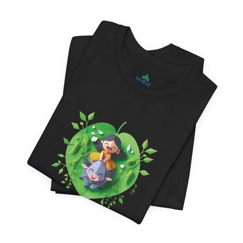 Girl Bull riding Printed Tshirt - Image 3