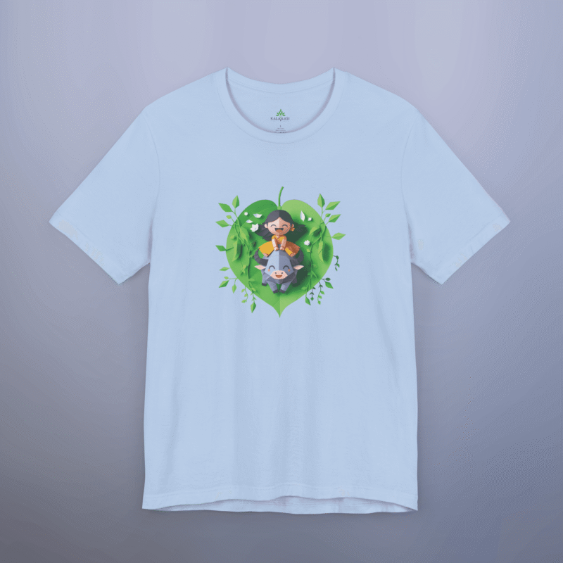 Girl Bull riding Printed Tshirt - Image 2