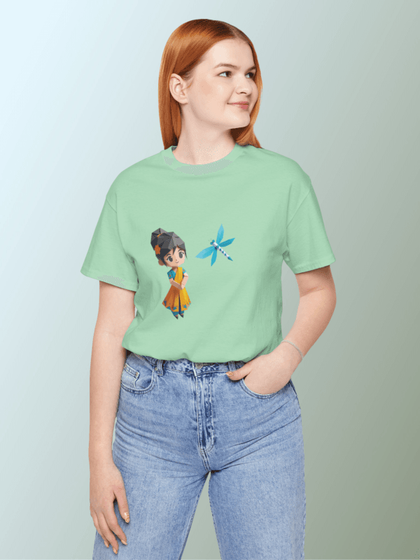Her Dragonfly Printed Tshirt