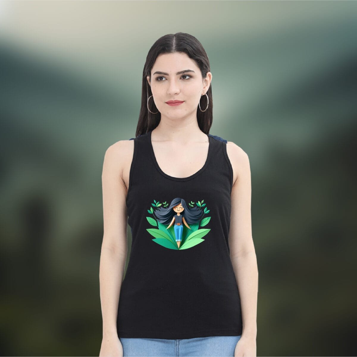 Nature Peace Women's Sleeveless Cotton Tank Top - Image 10