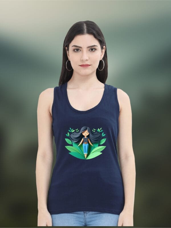 Nature Peace Women's Sleeveless Cotton Tank Top