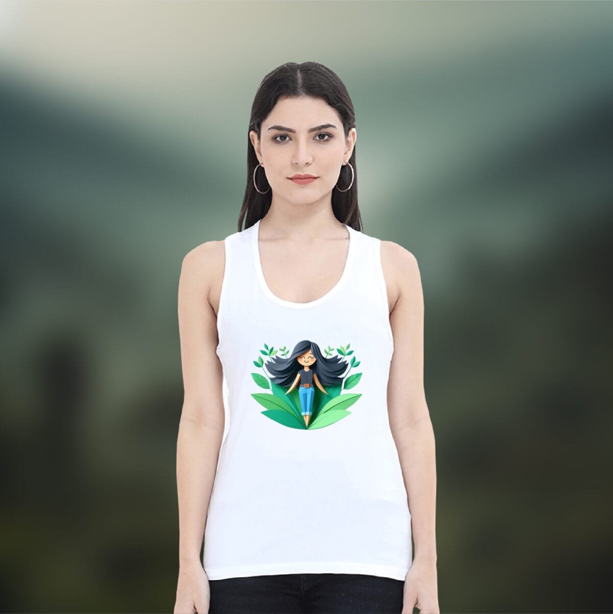 Nature Peace Women's Sleeveless Cotton Tank Top - Image 8