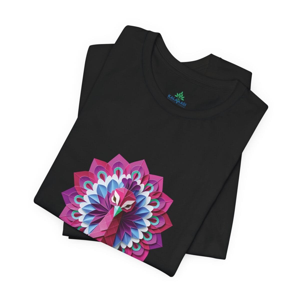 Pink Peacock Printed Tshirt - Image 4
