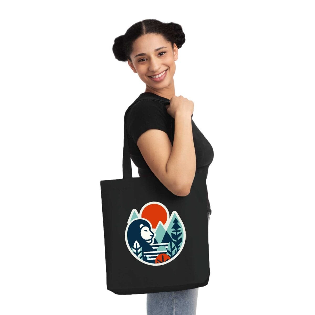Jungle Safari Eco-Friendly Cotton Canvas Tote Bag – Stylish & Durable