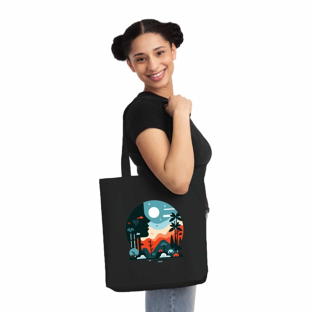 Nature Charm Eco-Friendly Cotton Canvas Tote Bag – Stylish & Durable - Image 10