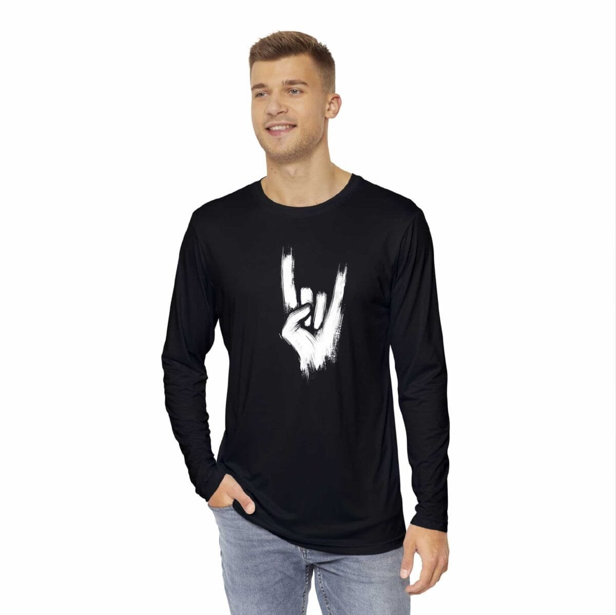 Rock N Roll Full Sleeve T-Shirt – 180 GSM | 100% Super Combed Cotton