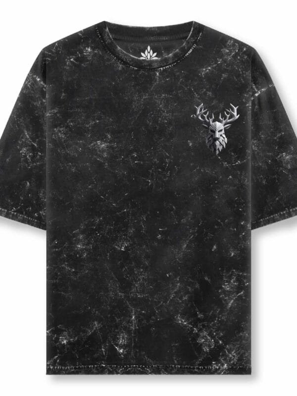 Dear Acid Wash Oversized Unisex T-Shirt – 240 GSM | 100% Super Combed Cotton