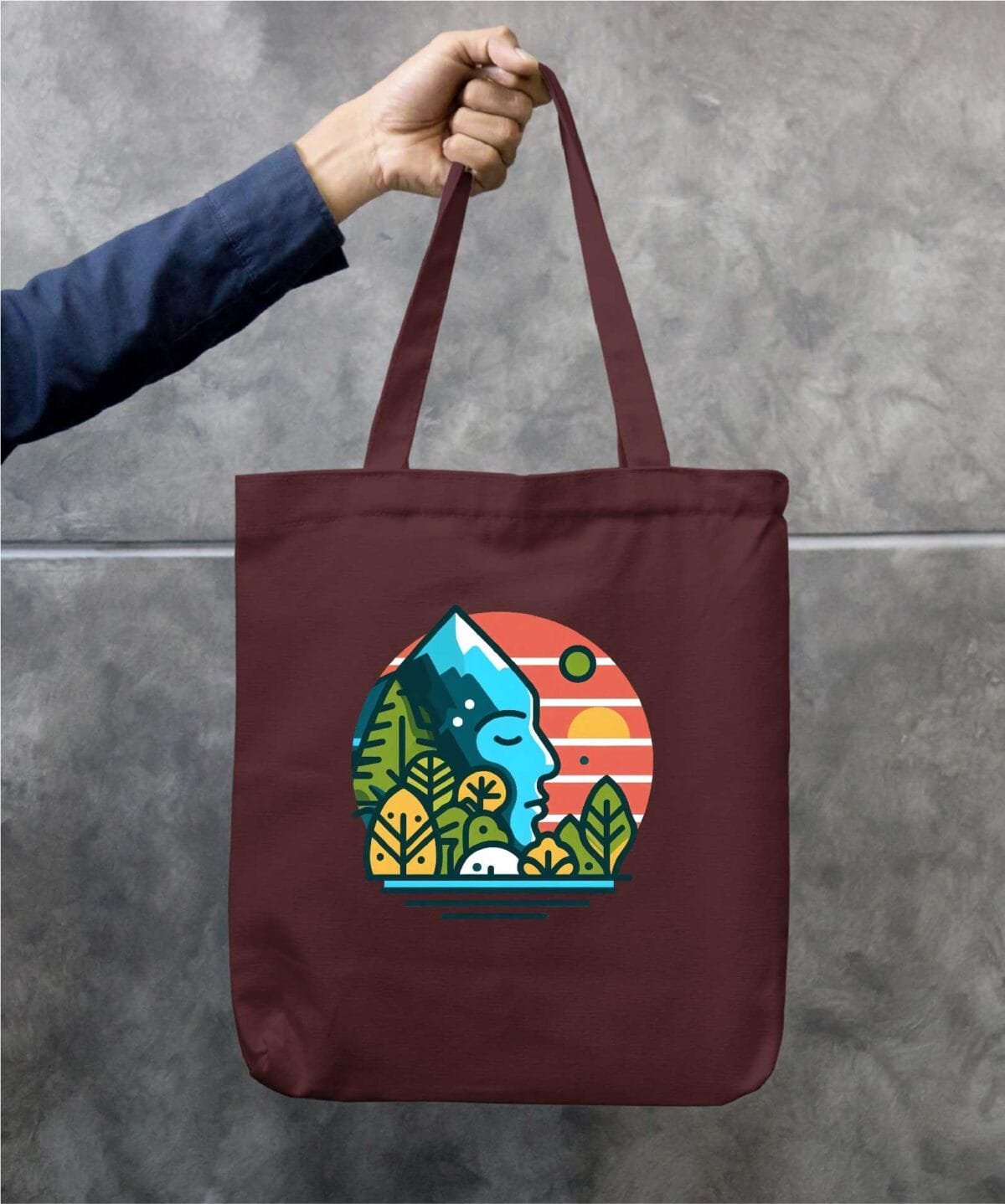Mountain Soul Eco-Friendly Cotton Canvas Tote Bag – Stylish & Durable - Image 5
