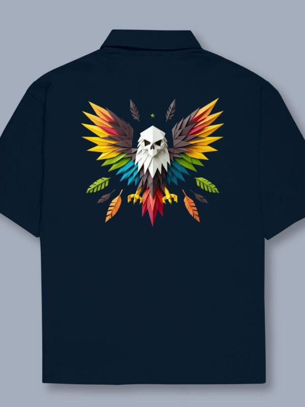 Ghost Bird Oversized Cotton Shirt