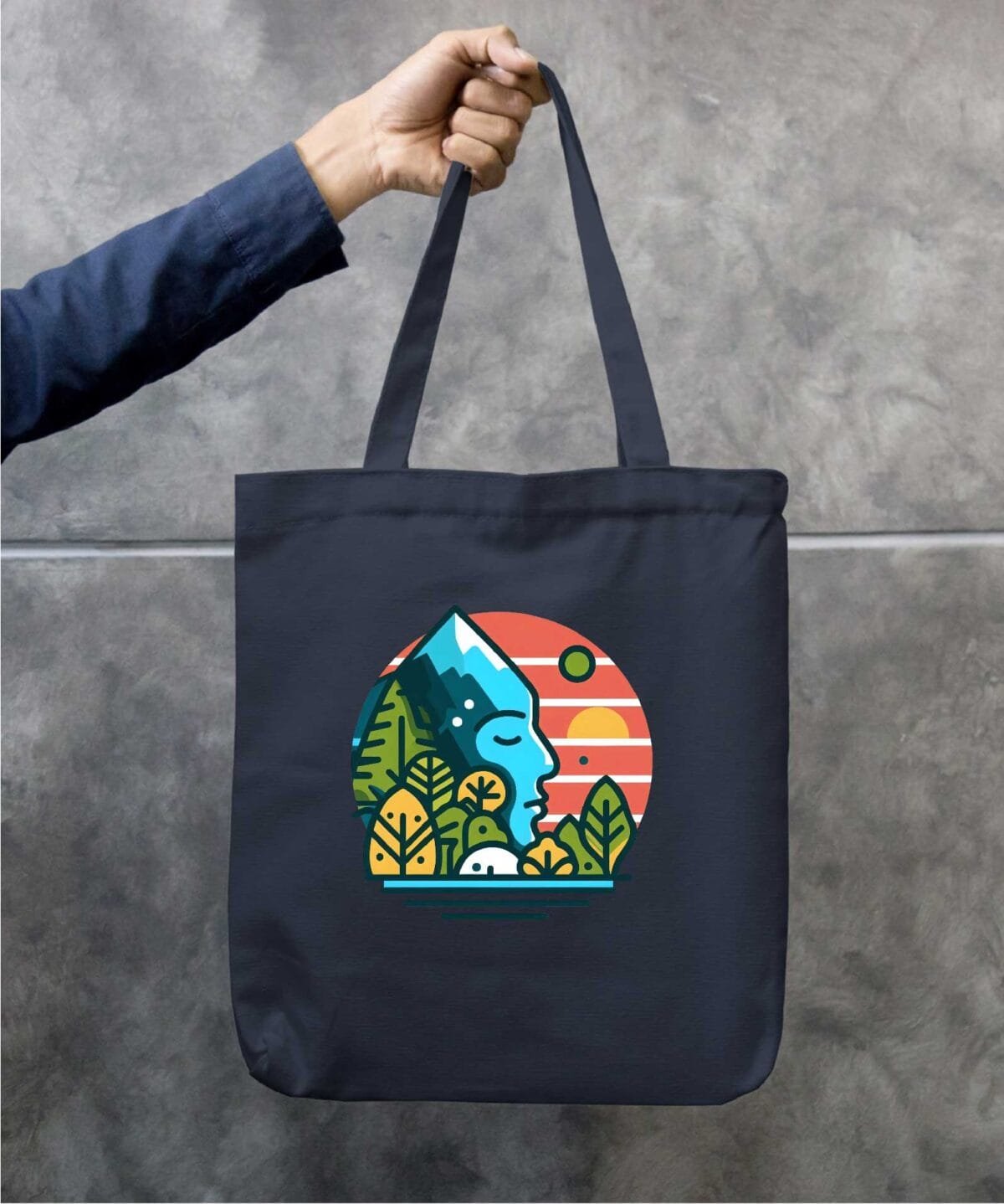 Mountain Soul Eco-Friendly Cotton Canvas Tote Bag – Stylish & Durable - Image 6
