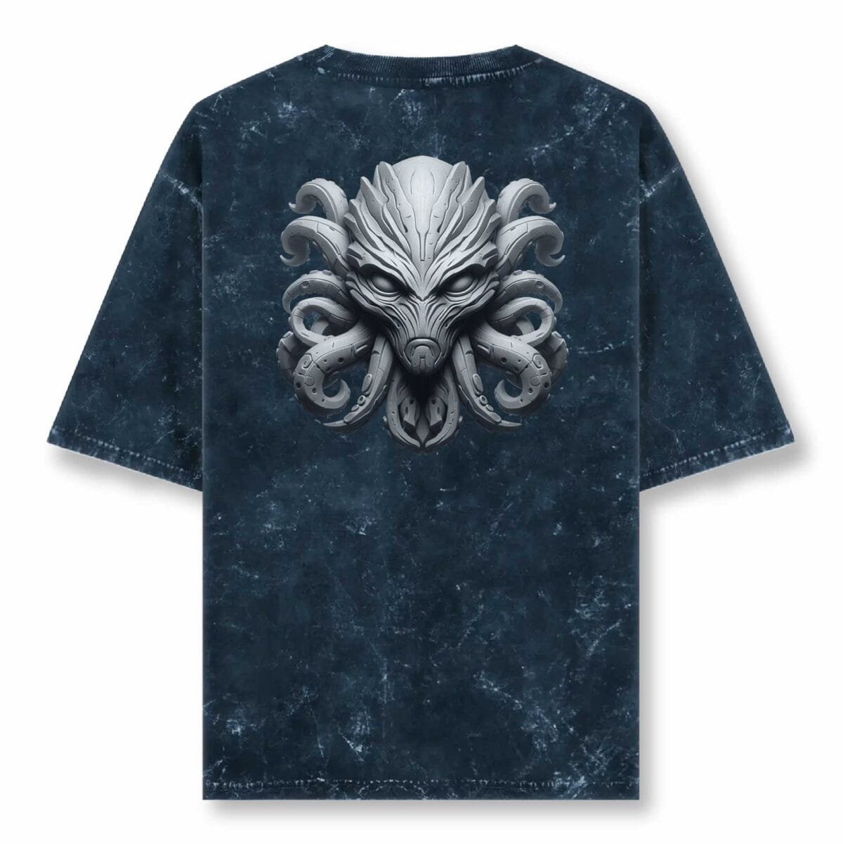 Octa Alien Acid Wash Oversized T-Shirt – 240 GSM | 100% Super Combed Cotton