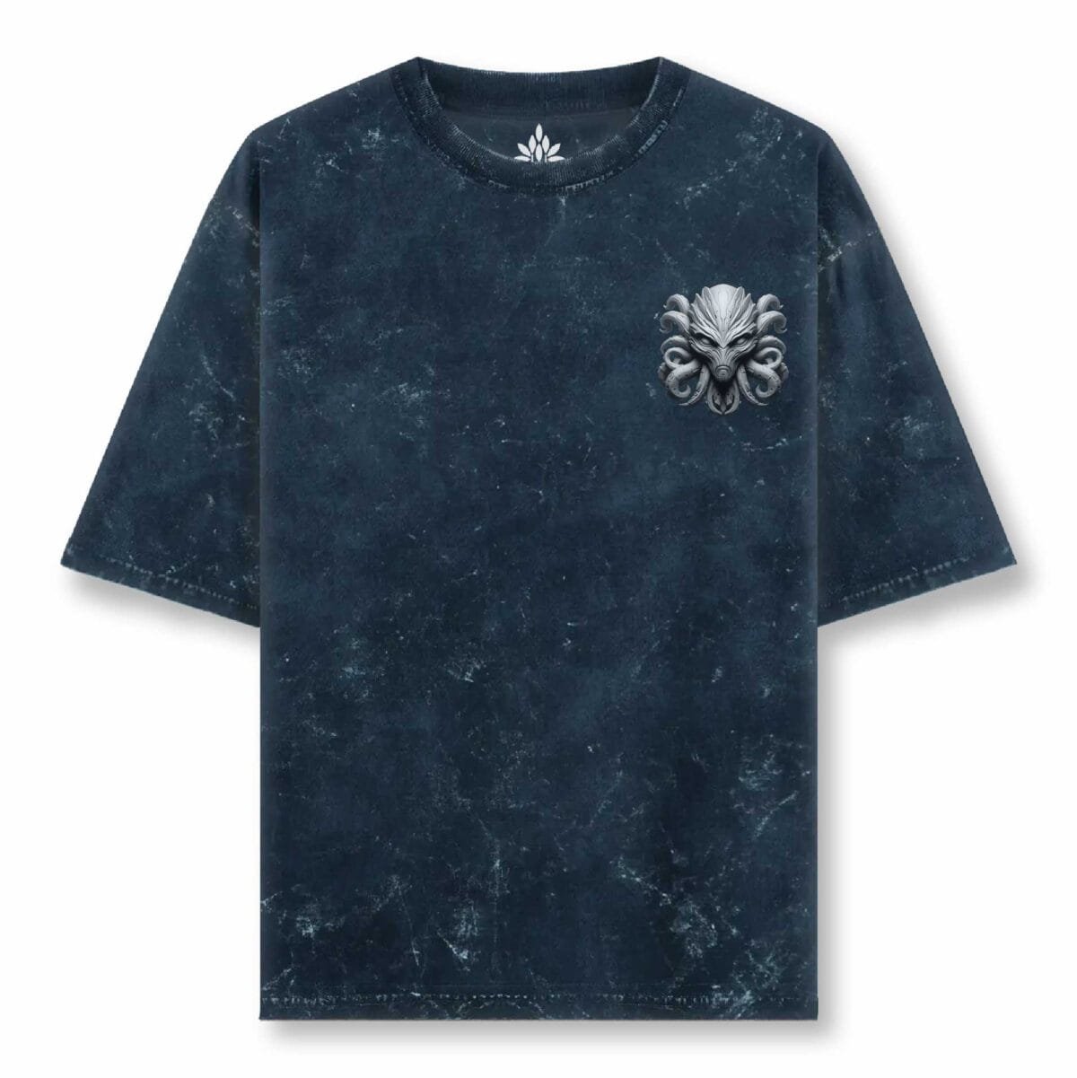 Octa Alien Acid Wash Oversized T-Shirt – 240 GSM | 100% Super Combed Cotton - Image 2