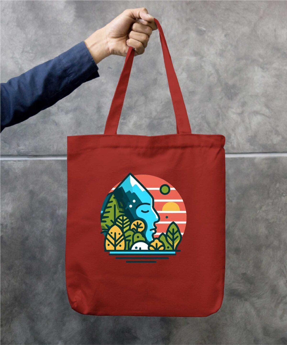 Mountain Soul Eco-Friendly Cotton Canvas Tote Bag – Stylish & Durable - Image 7