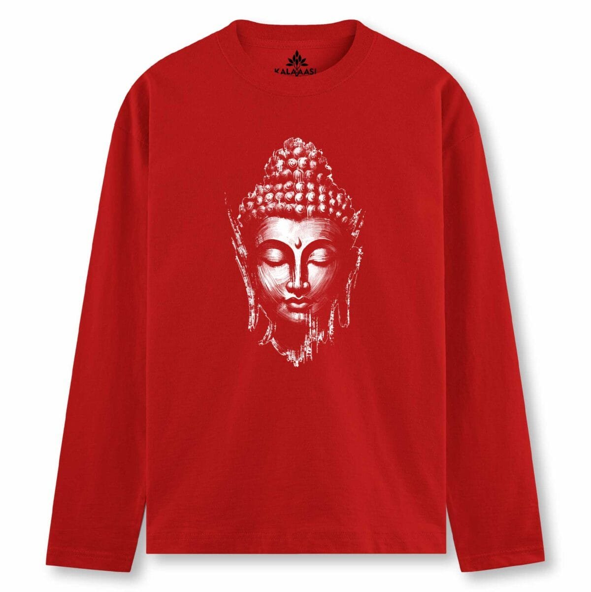 Buddha Paint Full Sleeve T-Shirt – 180 GSM | 100% Super Combed Cotton - Image 4