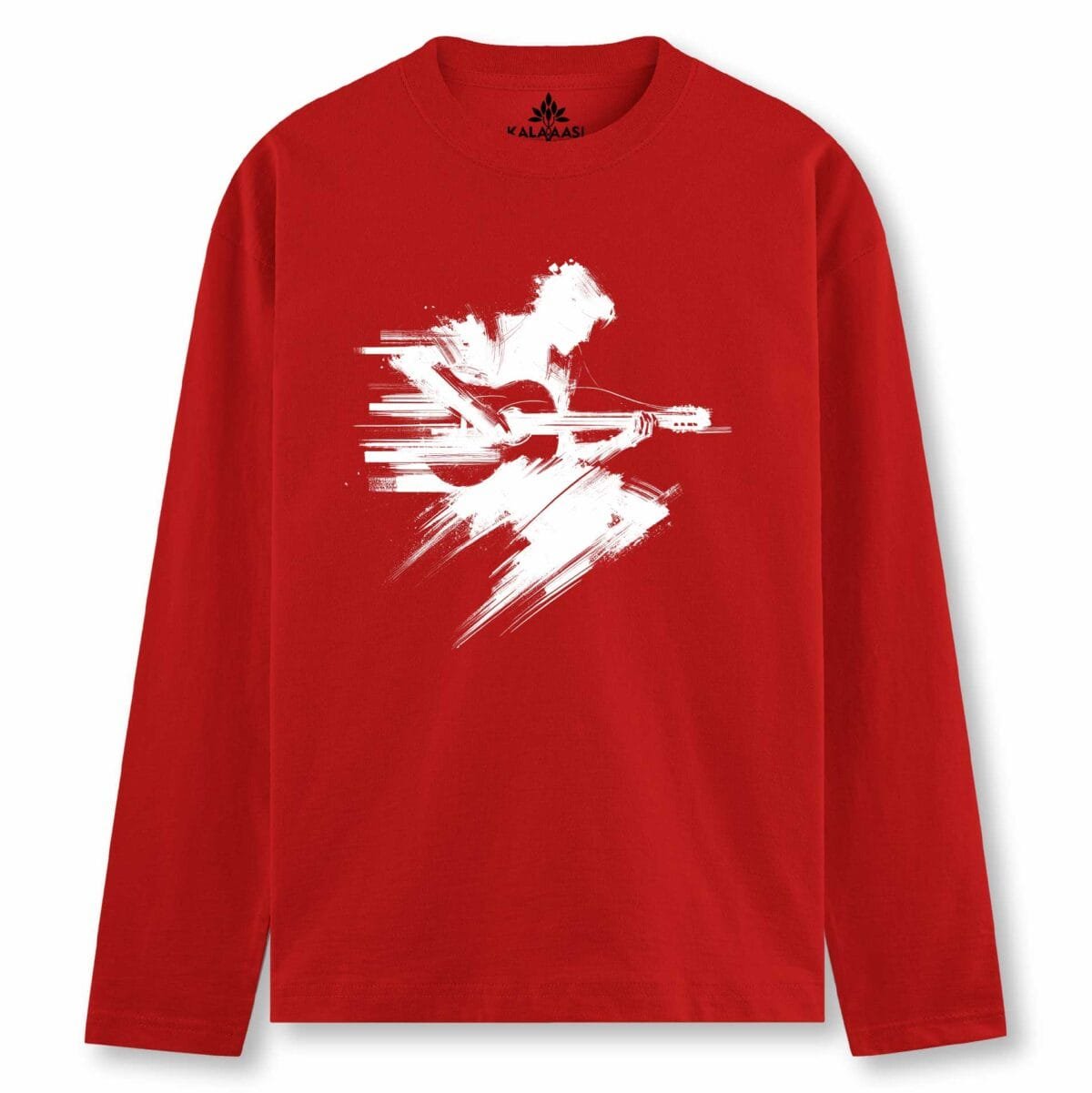 Guitarist Full Sleeve T-Shirt – 180 GSM | 100% Super Combed Cotton - Image 3