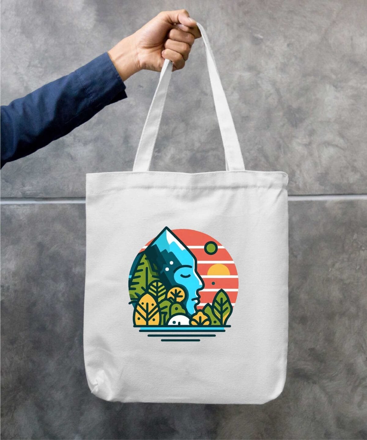 Mountain Soul Eco-Friendly Cotton Canvas Tote Bag – Stylish & Durable - Image 9