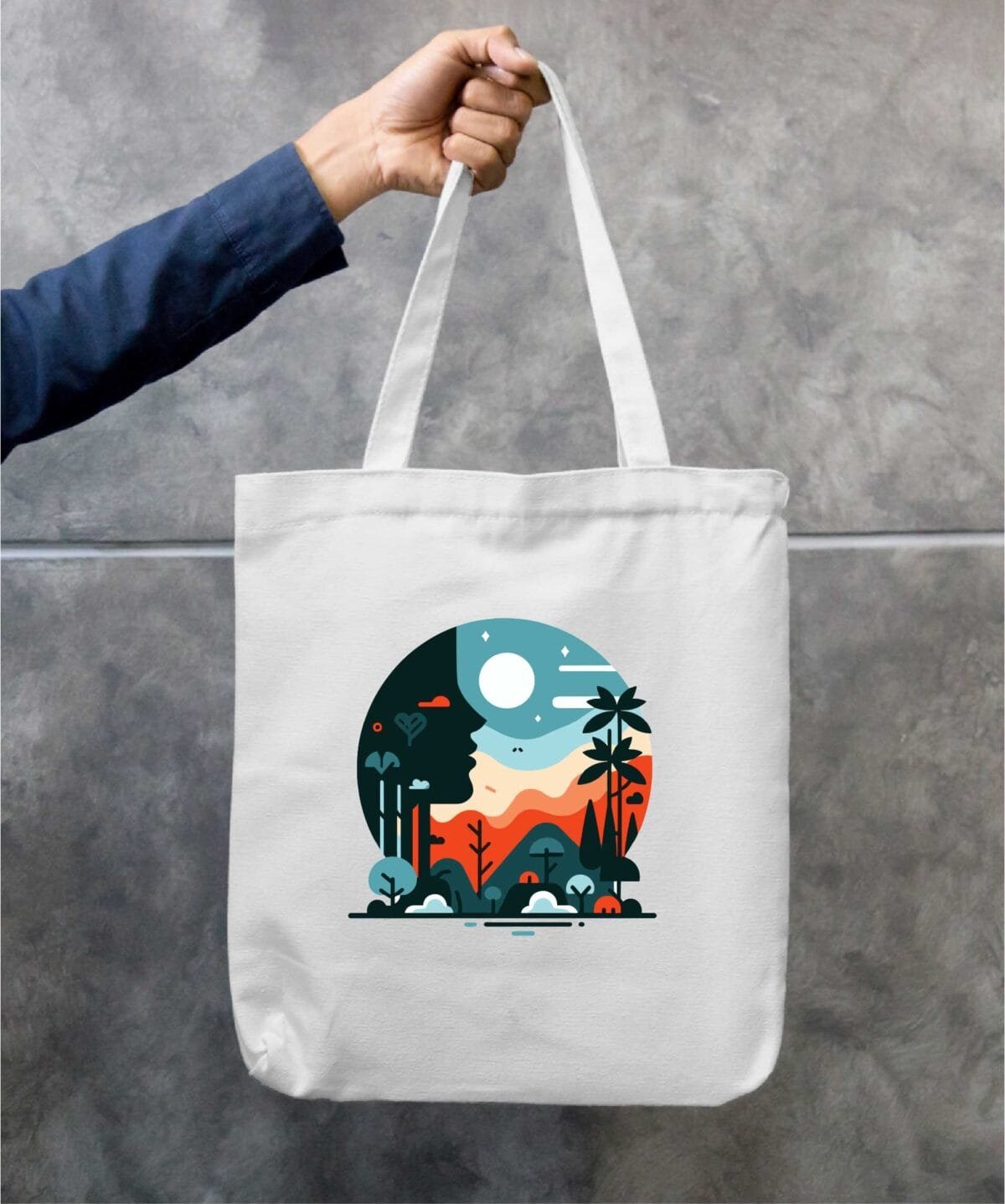 Nature Charm Eco-Friendly Cotton Canvas Tote Bag – Stylish & Durable - Image 2