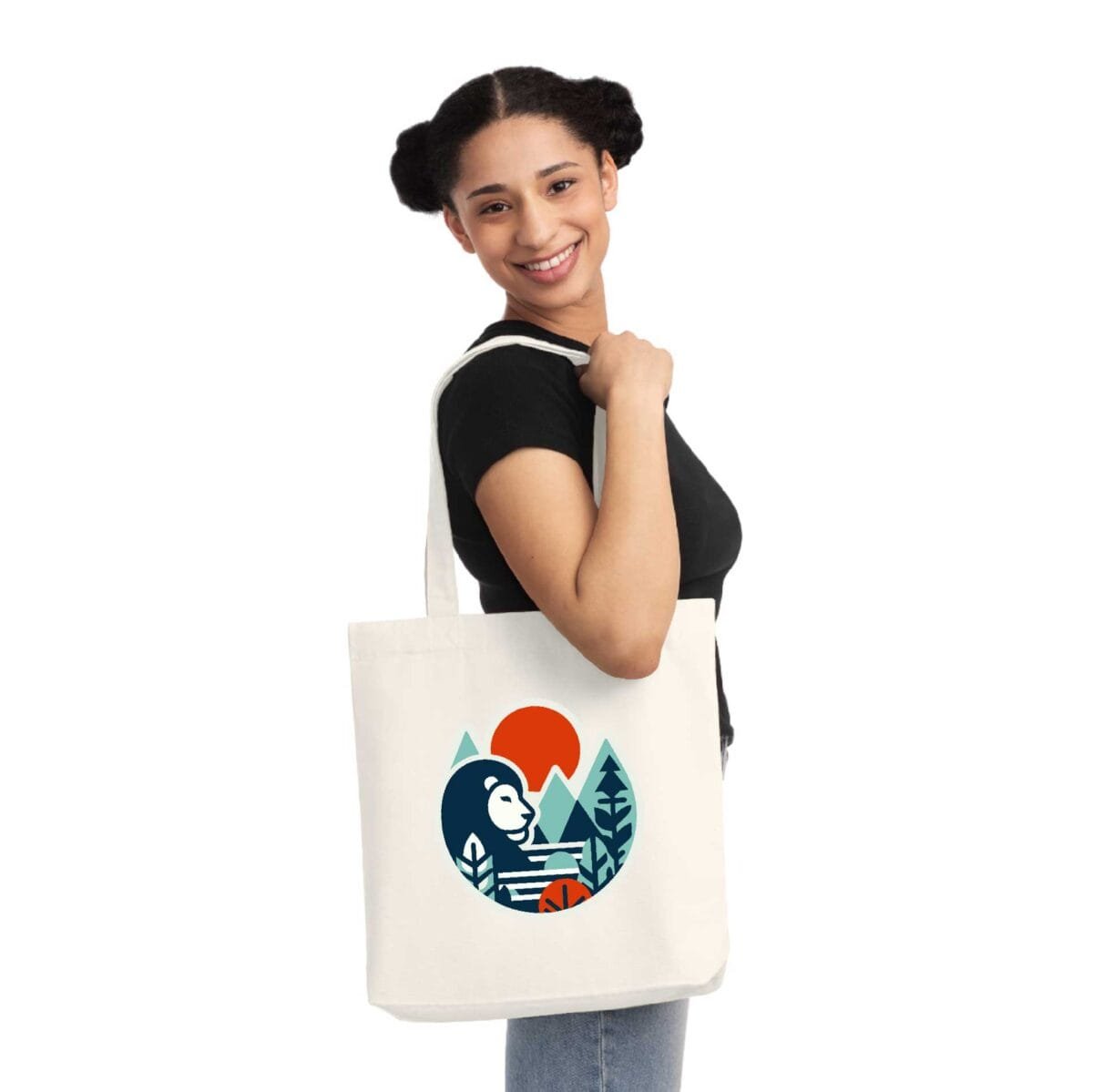 Jungle Safari Eco-Friendly Cotton Canvas Tote Bag – Stylish & Durable - Image 3