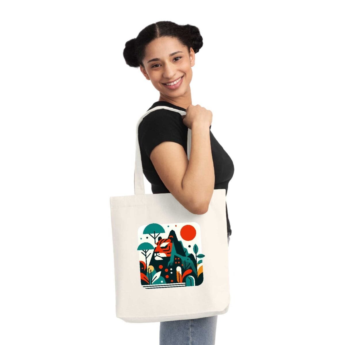 Nature Safari Eco-Friendly Cotton Canvas Tote Bag – Stylish & Durable