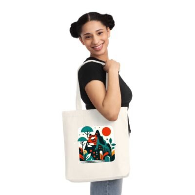 Nature Safari Eco-Friendly Cotton Canvas Tote Bag – Stylish & Durable