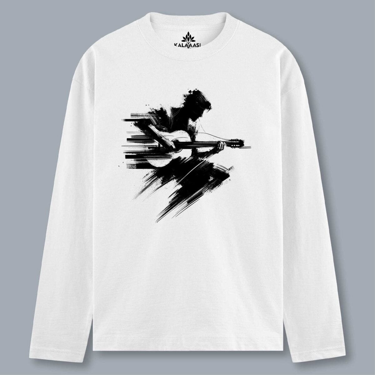 Guitarist Full Sleeve T-Shirt – 180 GSM | 100% Super Combed Cotton - Image 2