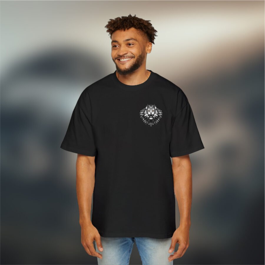 Tiger Feathers Oversized T-Shirt | Unisex Streetwear | Kalavaasi
