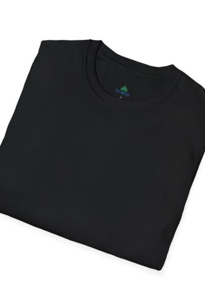 Black T Shirt 100 Cotton 180 GSM Kalavaasi Black Back 3