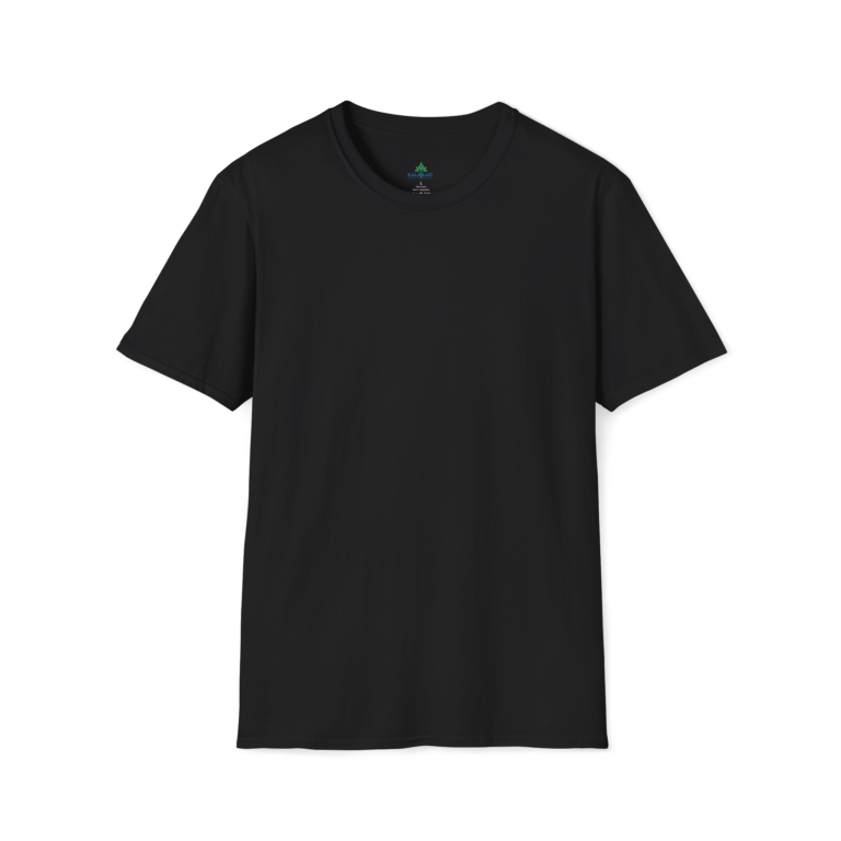 Black T Shirt 100 Cotton 180 GSM Kalavaasi Black Back 5