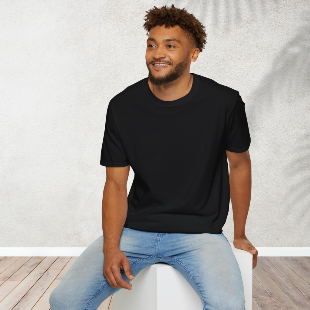 Black T Shirt 100 Cotton 180 GSM Kalavaasi Person 4 Context 1