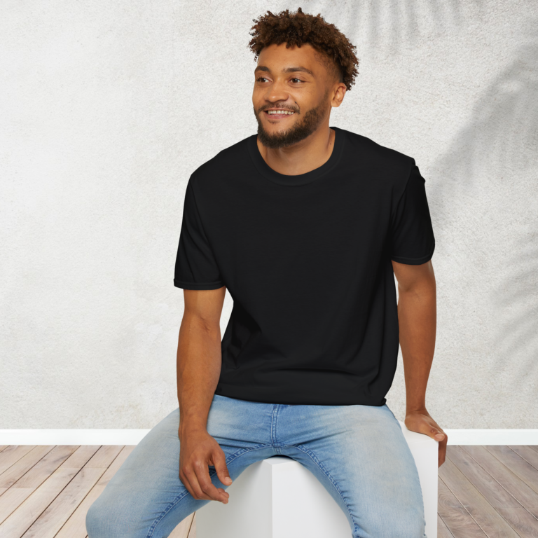 Black T Shirt 100 Cotton 180 GSM Kalavaasi Person 4 Context 1